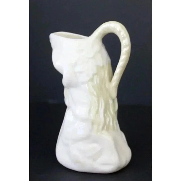 Early Production Rare Belleek Irish Porcelain Irish Maiden Creamer Small Pitcher - Picture 4 of 6